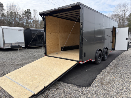 New 2026 Spartan 8.5x20 Enclosed Trailer, 7' 6" Interior Height, Race Spoiler, Polycor, Torsion 12K GVWR, "PRO- SERIES
