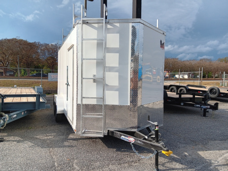 New 2026 Quality Cargo 7X16TA ENCLOSED CONTRACTOR Cargo Trailer
