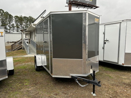 New 2026 Covered Wagon Trailers 6x12 Cargo / Enclosed Trailer, V-Nose & Ramp