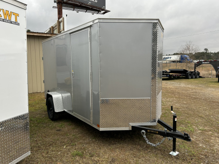 New 2026 Covered Wagon Trailers 6x12 Cargo / Enclosed Trailer, V-Nose & Ramp