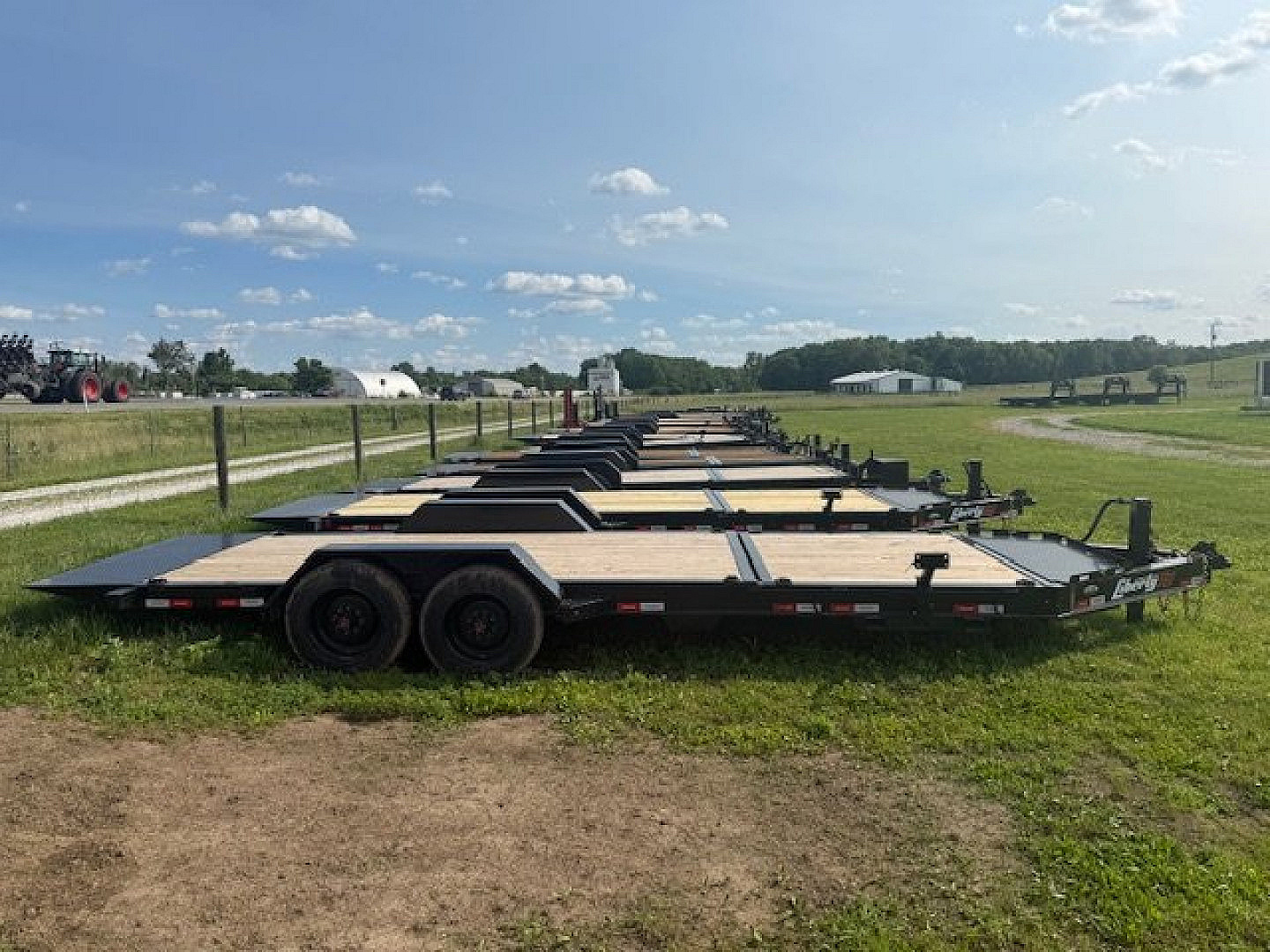 New 2026 Liberty 22' Tilt 16K Trailer 8" I BEAM (16' tilt +6' stationary) Tilt Trailer