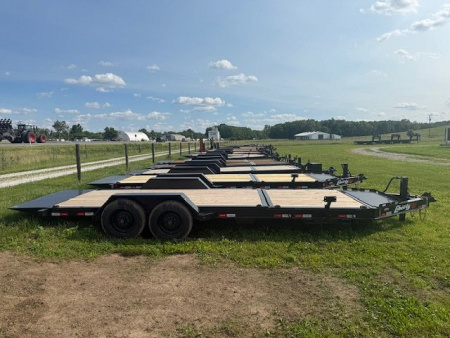 New 2026 Liberty 22' Tilt 16K Trailer 8" I BEAM (16' tilt +6' stationary) Tilt Trailer
