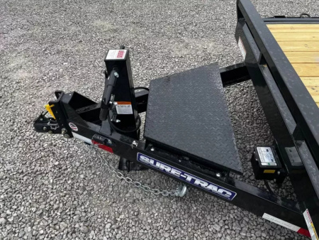 New 2026 Sure-Trac 7 x 22(18+4) 14K Tilt Bed Equipment Trailer with Tool Box Equipment Trailer