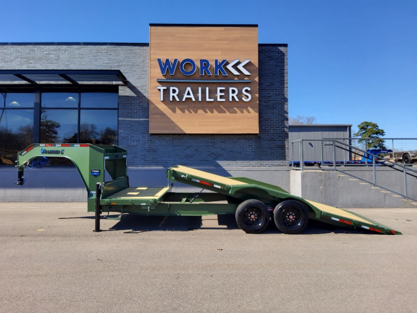 New 2026 Diamond C Trailers HXD208-GN Tilt Trailer