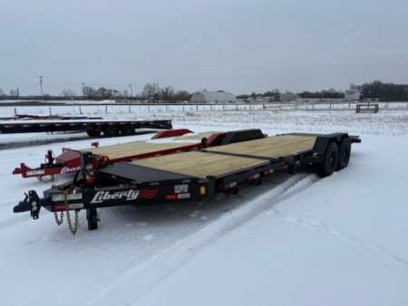 New 2026 Liberty 22' 8  I BEAM 15.4K (16' tilt +6' stationary) Tilt Trailer