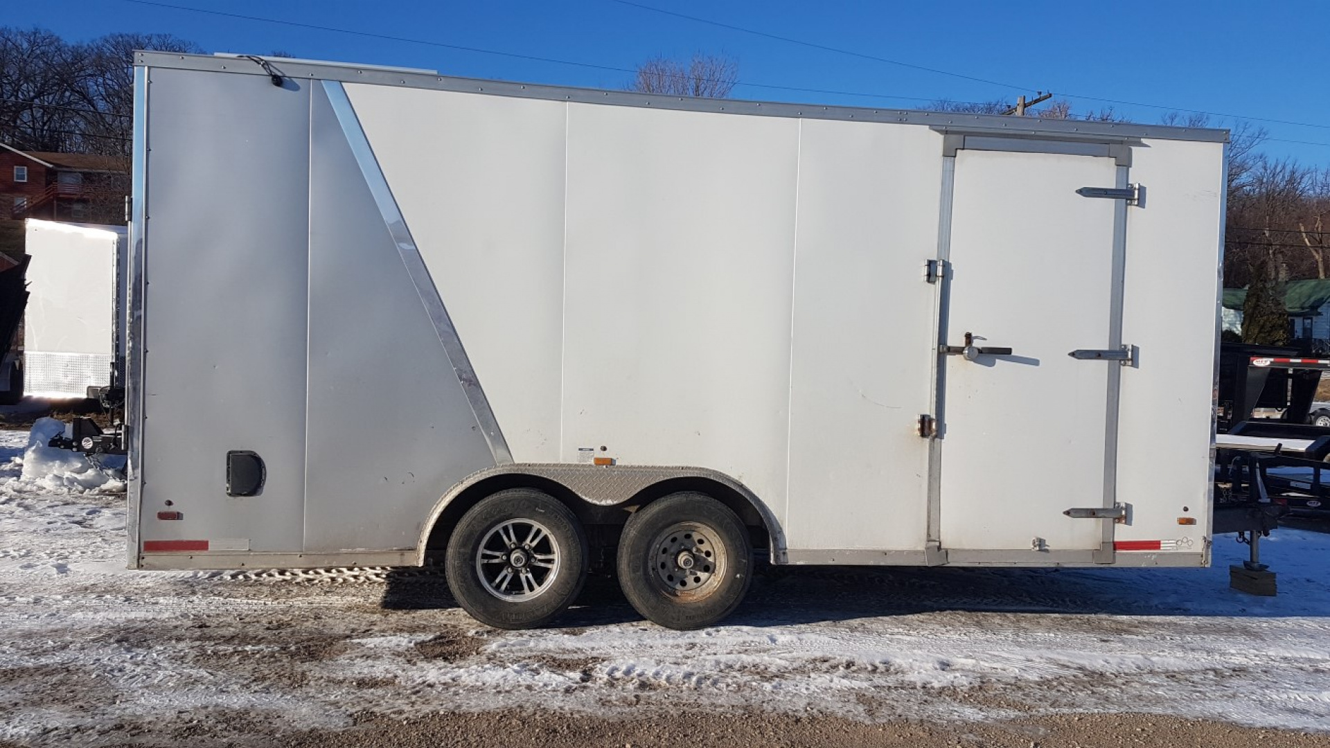 Used 2019 US Cargo ULAFTX 85x18 TA3 Landscape Trailer