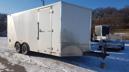 Used 2019 US Cargo ULAFTX 85x18 TA3 Landscape Trailer