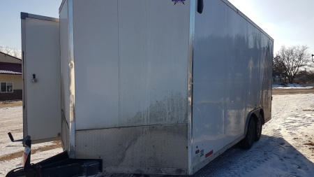 Used 2019 US Cargo ULAFTX 85x18 TA3 Landscape Trailer
