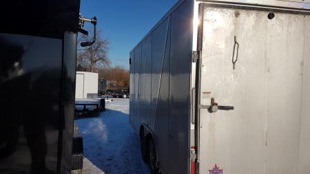 Used 2019 US Cargo ULAFTX 85x18 TA3 Landscape Trailer