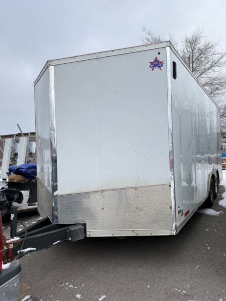 Used 2019 US Cargo ULAFTX 85x18 TA3 Landscape Trailer