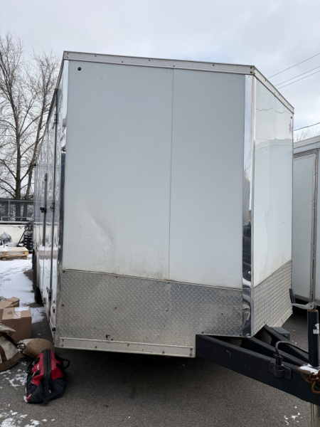 Used 2019 US Cargo ULAFTX 85x18 TA3 Landscape Trailer