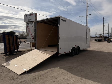 New 2026 Royal 8-20-1.5V Enclosed Car Hauler