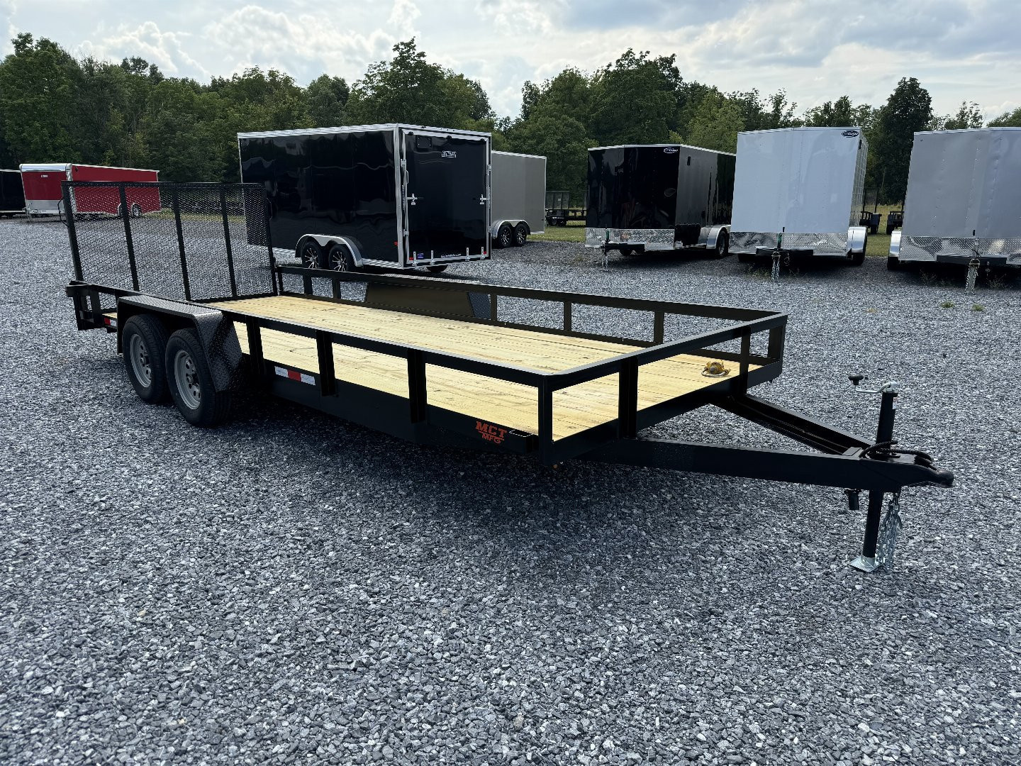 New 2026 MCT MFG 6'10"x22' Landscape trailer Utility Trailer