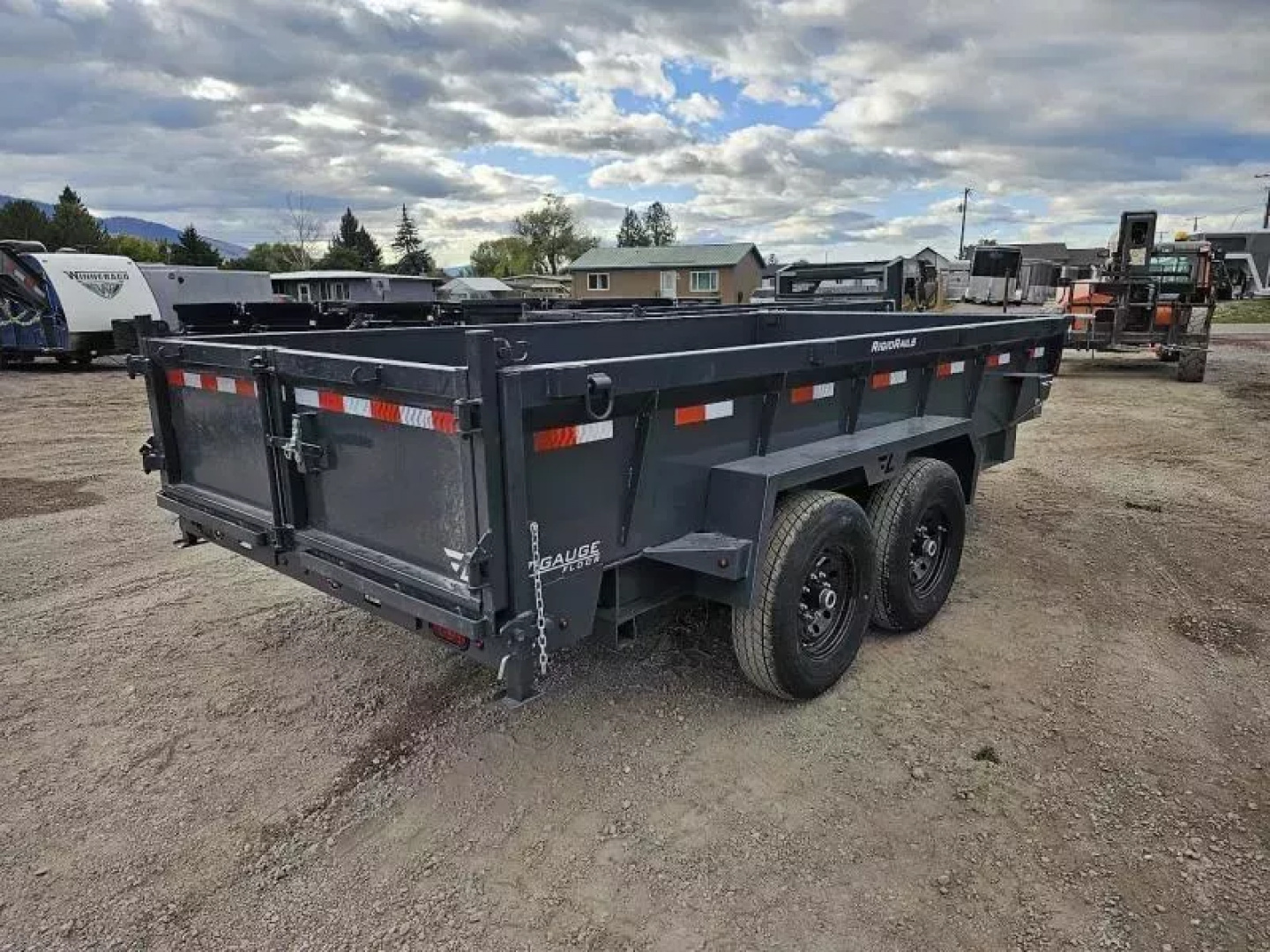 New 2026 Lamar 7x14 14k Dump Trailer