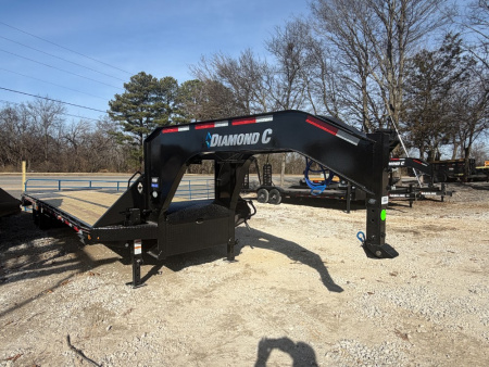 New 2026 Diamond C Trailers FMAX210 Max Ramps 32'X102  Flatbed Trailer