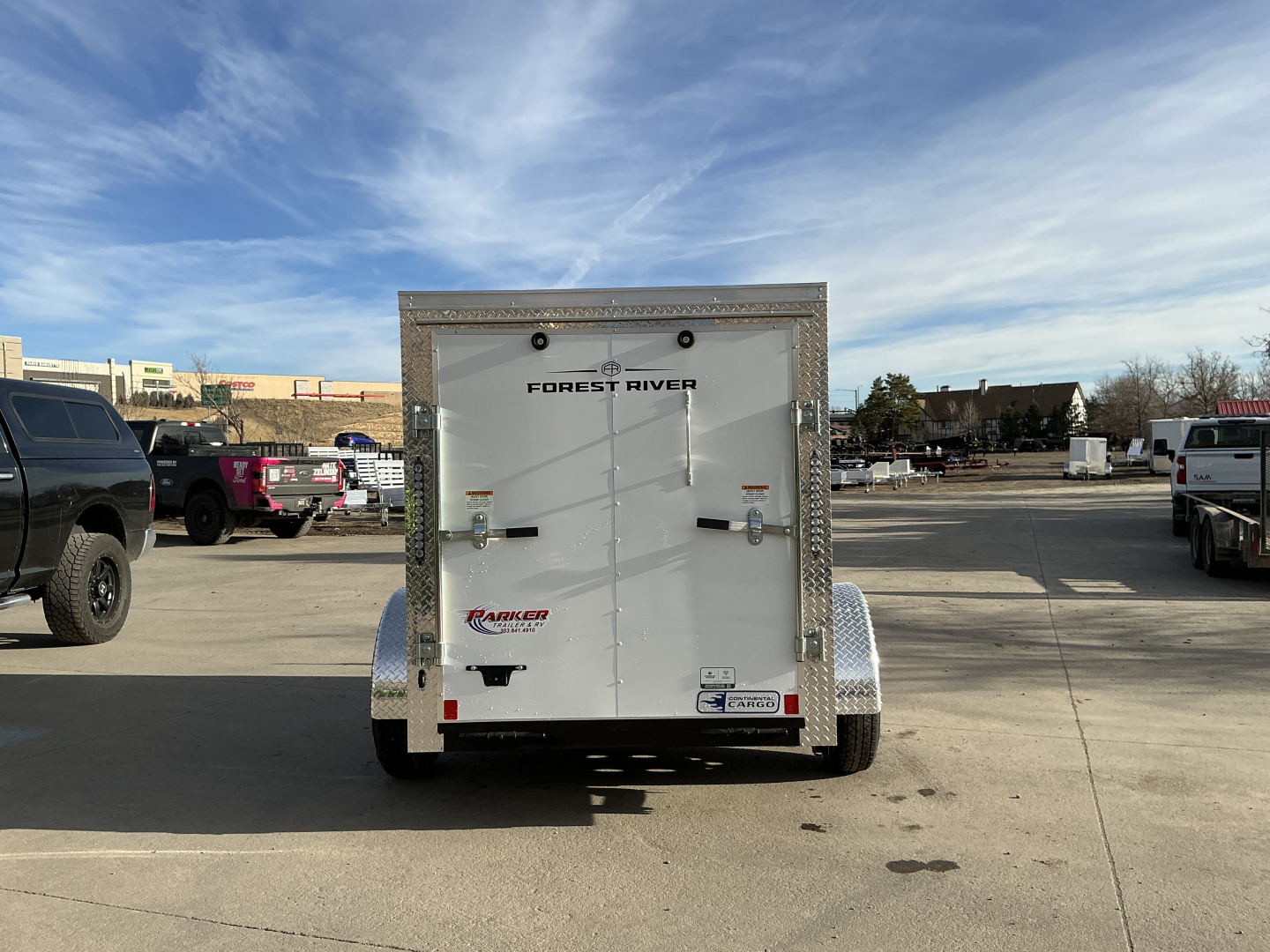 New 2026 Continental Cargo 5 x 8 Single Axle Enclosed Trailer