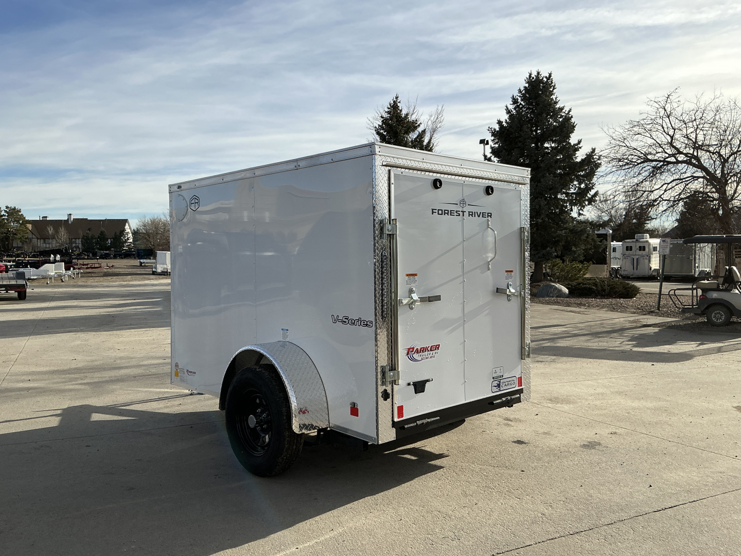 New 2026 Continental Cargo 5 x 8 Single Axle Enclosed Trailer