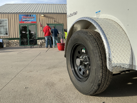 New 2026 Continental Cargo 5 x 8 Single Axle Enclosed Trailer