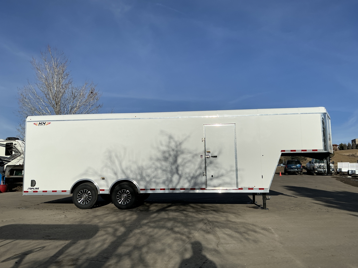 New 2026 H&H Cargo Trailer 8.5 x 24 14K Enclosed Gooseneck Trailer