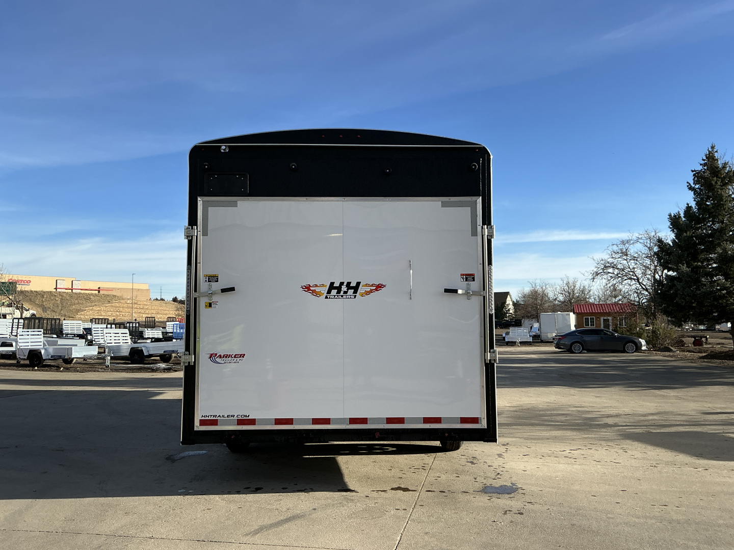 New 2026 H&H Cargo Trailer 8.5 x 24 14K Enclosed Gooseneck Trailer