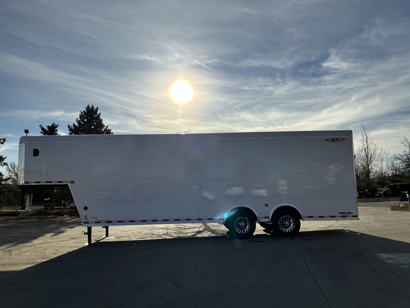 New 2026 H&H Cargo Trailer 8.5 x 24 14K Enclosed Gooseneck Trailer