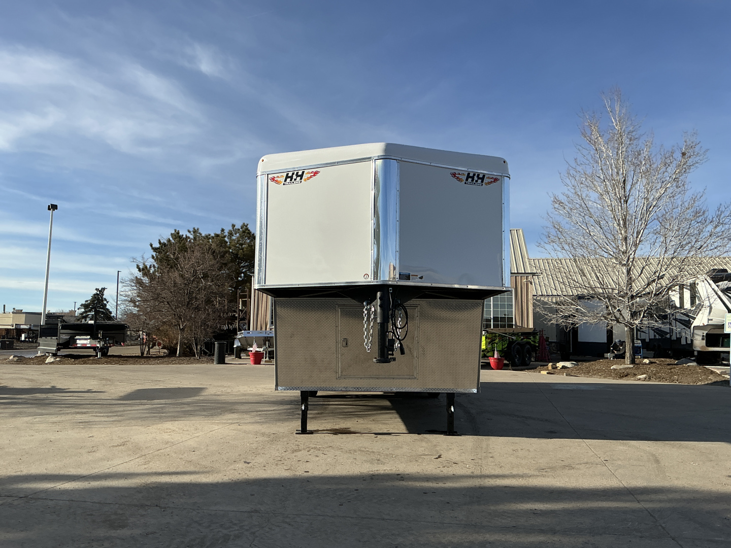 New 2026 H&H Cargo Trailer 8.5 x 24 14K Enclosed Gooseneck Trailer