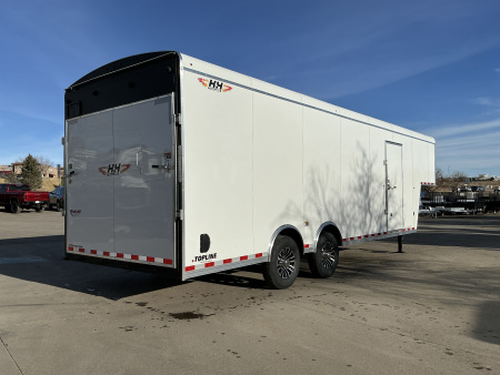New 2026 H&H Cargo Trailer 8.5 x 24 14K Enclosed Gooseneck Trailer