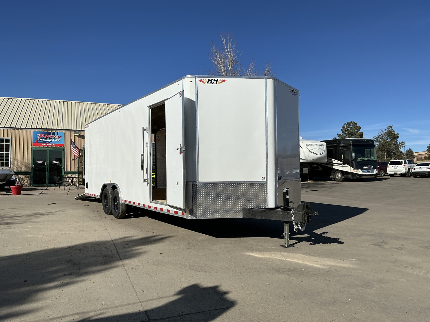 New 2026 H&H Cargo Trailer 8.5 x 24 14K Enclosed  Car Hauler