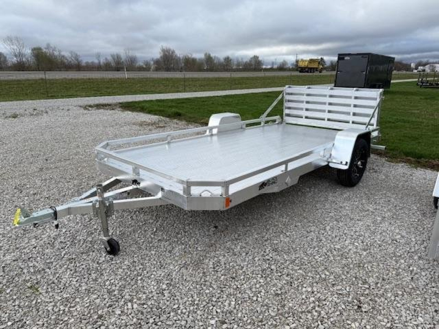New 2026 Black Rhino 81X14 LOW PRO w/ BIFOLD GATE Utility Trailer