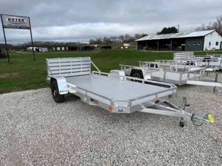 New 2026 Black Rhino 81X14 LOW PRO w/ BIFOLD GATE Utility Trailer