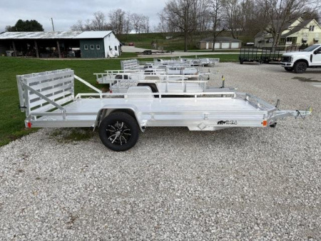 New 2026 Black Rhino 81X14 LOW PRO w/ BIFOLD GATE Utility Trailer