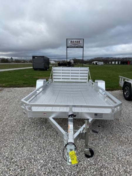 New 2026 Black Rhino 81X14 LOW PRO w/ BIFOLD GATE Utility Trailer