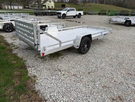 New 2026 Black Rhino 81X14 LOW PRO w/ BIFOLD GATE Utility Trailer