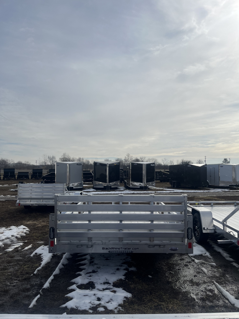 New 2026 Black Rhino 5K LANDSCAPE 81"x14' Aluminum Utility Trailer