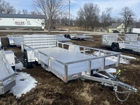 New 2026 Black Rhino 5K LANDSCAPE 81 x14' Aluminum Utility Trailer