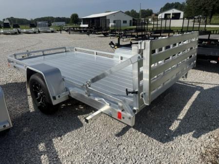 New 2026 Black Rhino 81X12 LOW PRO w/BIFOLD GATE Utility Trailer