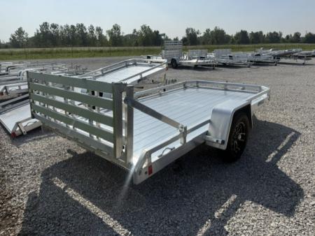 New 2026 Black Rhino 81X12 LOW PRO w/BIFOLD GATE Utility Trailer