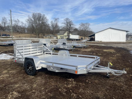 New 2026 Black Rhino 81X12 LOW PRO w/BIFOLD GATE Utility Trailer