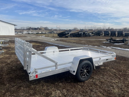 New 2026 Black Rhino 81X12 LOW PRO w/BIFOLD GATE Utility Trailer