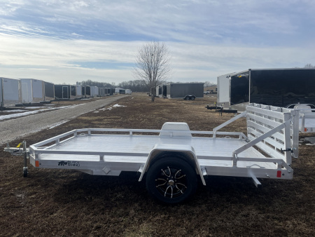 New 2026 Black Rhino 81X12 LOW PRO w/BIFOLD GATE Utility Trailer