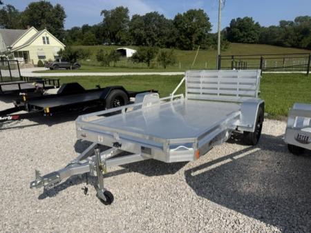 New 2026 Black Rhino 81X12 LOW PRO w/BIFOLD GATE Utility Trailer