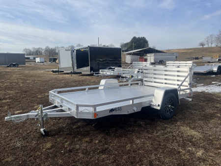 New 2026 Black Rhino 81X12 LOW PRO w/BIFOLD GATE Utility Trailer