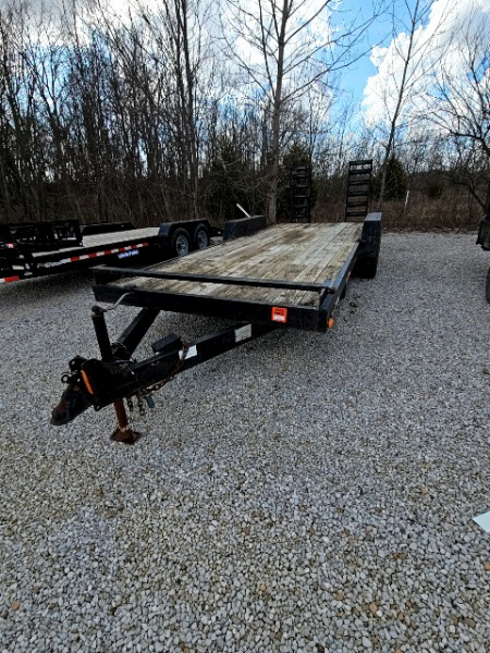 Used 2004 Interstate Trailers 7x20 (18+2) 12K Equipment Trailer
