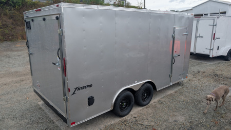 New 2026 Homesteader 8.5x16 Intrepid V-Nose Cargo Trailer w/ Ramp