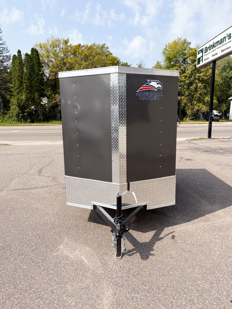 New American Hauler 5X8 Enclosed Trailer -- Single Swing Door!