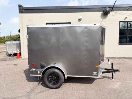 New American Hauler 5X8 Enclosed Trailer -- Single Swing Door!