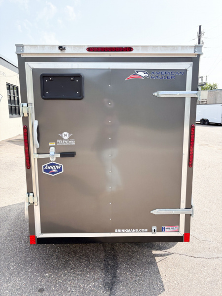 New American Hauler 5X8 Enclosed Trailer -- Single Swing Door!