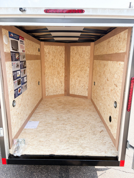 New American Hauler 5X8 Enclosed Trailer -- Single Swing Door!