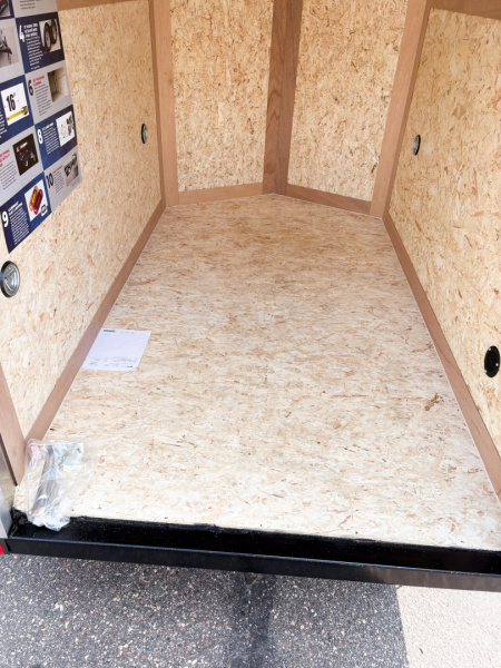 New American Hauler 5X8 Enclosed Trailer -- Single Swing Door!