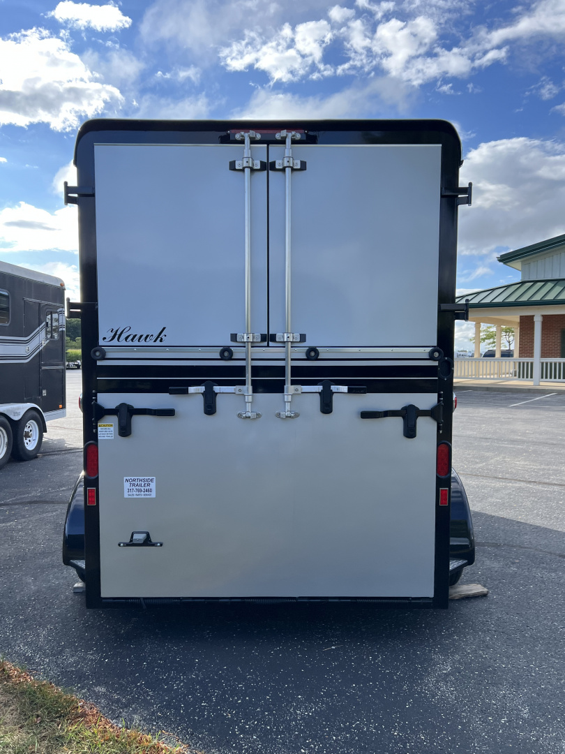 New 2026 Hawk Custom Standard 2 Horse Bumper Pull w/ Ramp